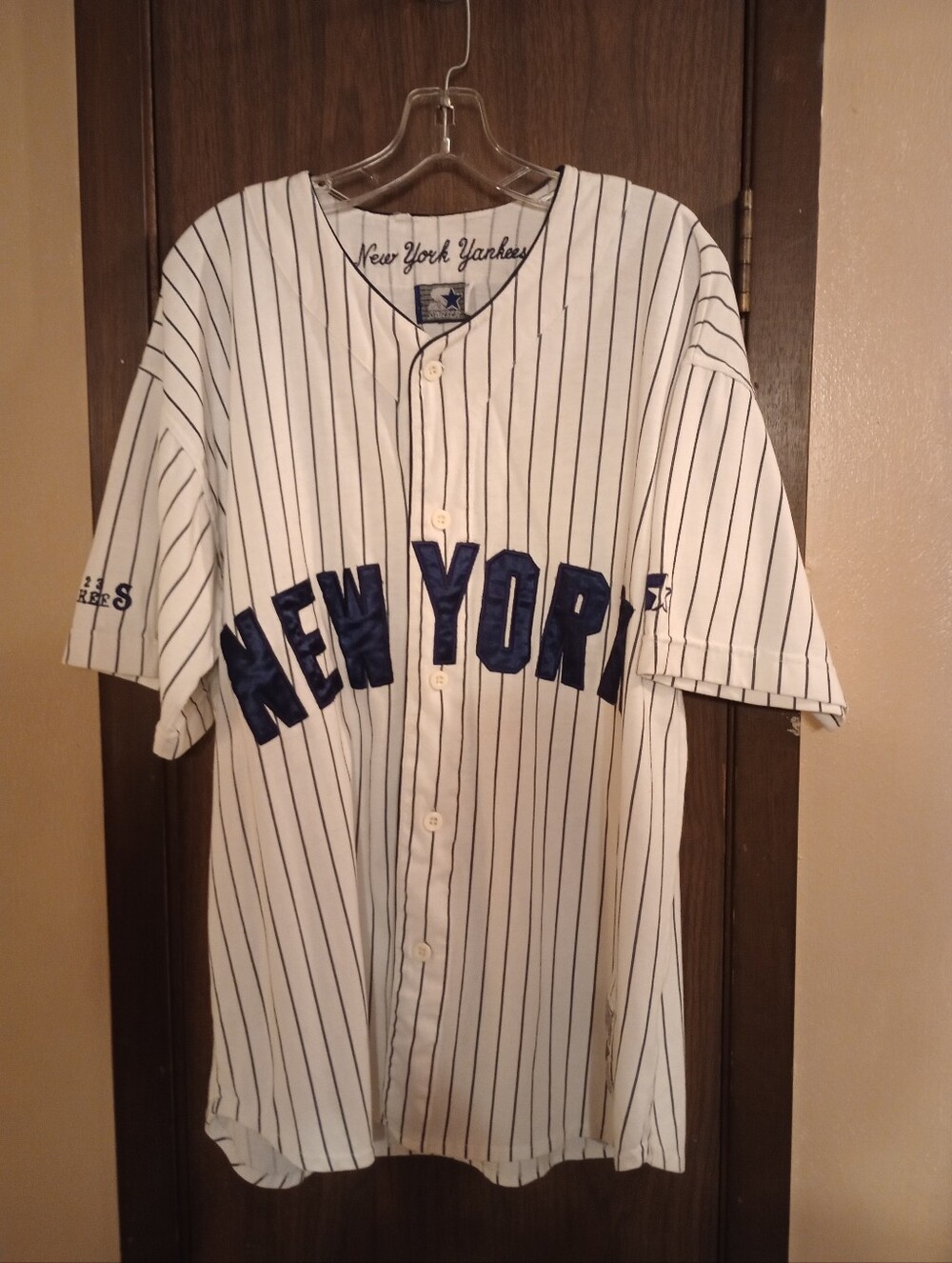 Vintage New York Yankees Starter Cooperstown Jersey Pinstripe